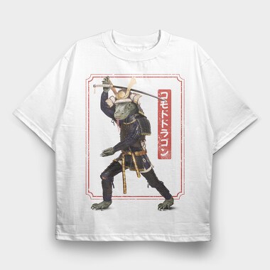 Komodo Samurai, Tricou Oversize Barbati (Unisex)