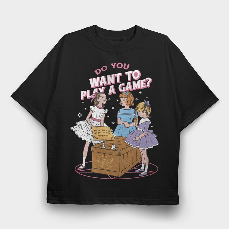 Ouija Kid Set, Tricou Oversize Barbati (Unisex)