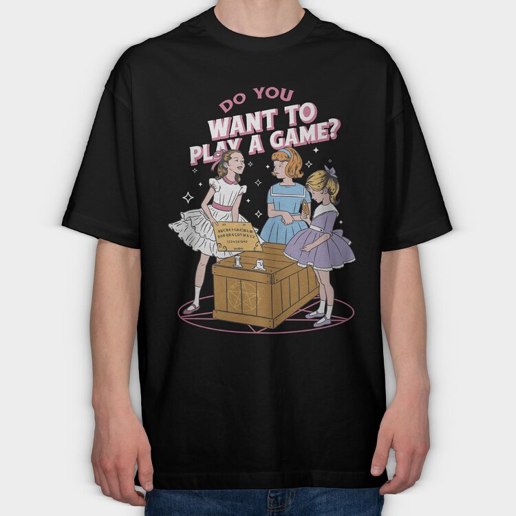 Ouija Kid Set, Tricou Oversize Barbati (Unisex)