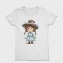 Blue Vintage Girls, Tricou Femei