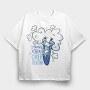 Overreacting, Tricou Oversize Barbati (Unisex)