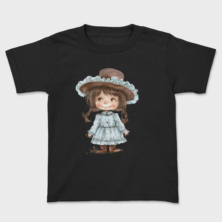 Blue Vintage Girls, Tricou Copii