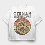 German Shepherd Dad, Tricou Oversize Barbati (Unisex)