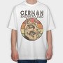 German Shepherd Dad, Tricou Oversize Barbati (Unisex)