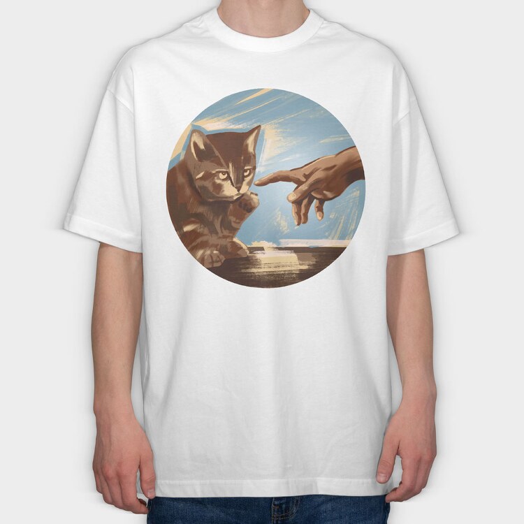 Creation Moment Cat 2, Tricou Oversize Barbati (Unisex)