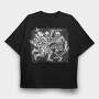 Skeleton Knights, Tricou Oversize Barbati (Unisex)