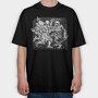 Skeleton Knights, Tricou Oversize Barbati (Unisex)