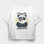 Panda Attitude, Tricou Oversize Barbati (Unisex)