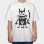 Creepy Cat Mouse, Tricou Oversize Barbati (Unisex)