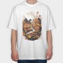 Landscape Autumn, Tricou Oversize Barbati (Unisex)