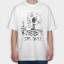 Skeleton Okay, Tricou Oversize Barbati (Unisex)