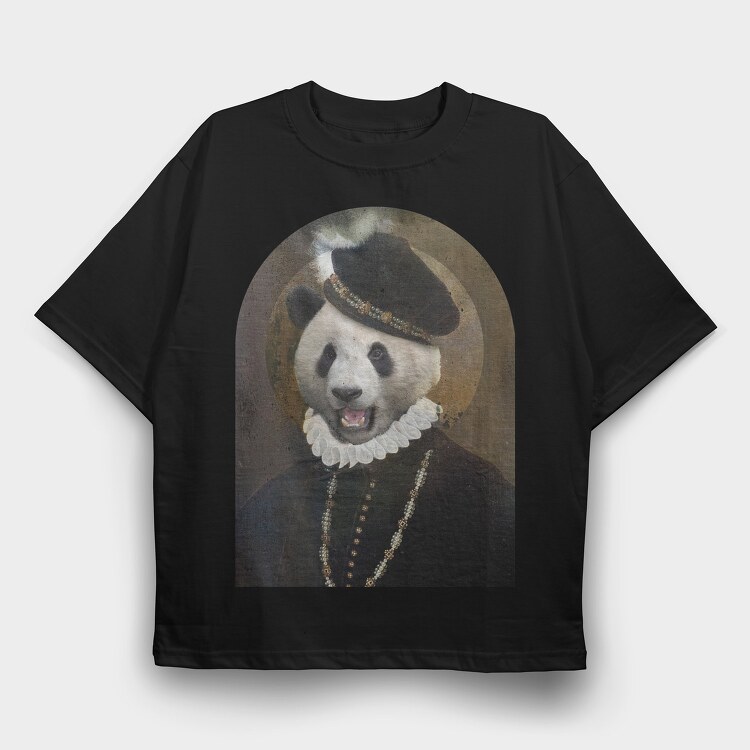 Panda Lord, Tricou Oversize Barbati (Unisex)