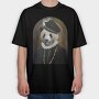 Panda Lord, Tricou Oversize Barbati (Unisex)