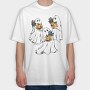 Ghosts Halloween, Tricou Oversize Barbati (Unisex)
