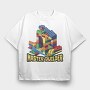 Blocks Builder Master, Tricou Oversize Barbati (Unisex)
