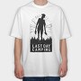 Last Day Camping Zombie, Tricou Oversize Barbati (Unisex)