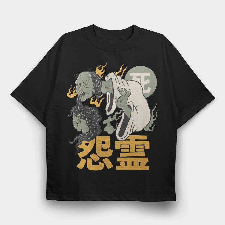 Ghosts Yurei 3, Tricou Oversize Barbati (Unisex)