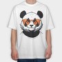 Panda Sungalsses, Tricou Oversize Barbati (Unisex)