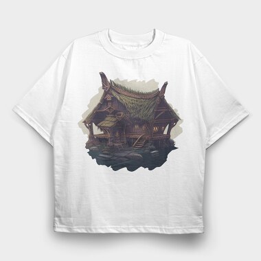 Vintage House, Tricou Oversize Barbati (Unisex)