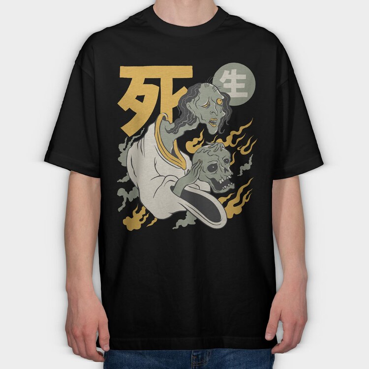 Ghosts Yurei 5, Tricou Oversize Barbati (Unisex)