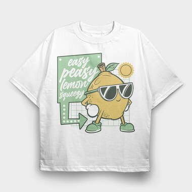 Lemon Cool, Tricou Oversize Barbati (Unisex)