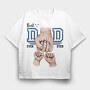 Best Dad 2, Tricou Oversize Barbati (Unisex)
