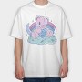 Pastel Bear, Tricou Oversize Barbati (Unisex)