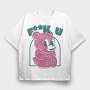 Cute Bad Bear, Tricou Oversize Barbati (Unisex)