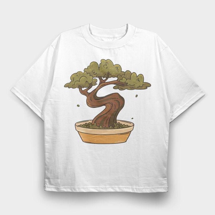 Bonsai, Tricou Oversize Barbati (Unisex)