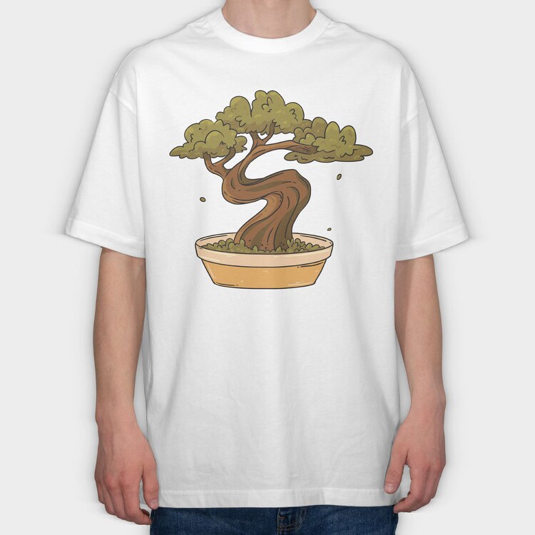 Bonsai, Tricou Oversize Barbati (Unisex)