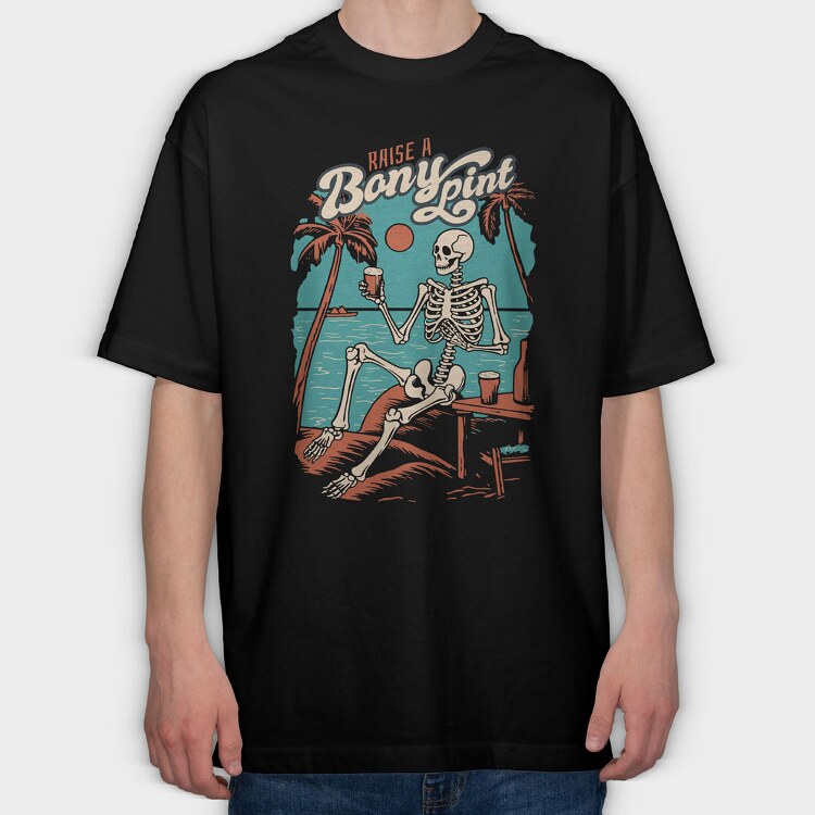 Bony Pint, Tricou Oversize Barbati (Unisex)