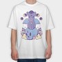 Pastel Goth Dog, Tricou Oversize Barbati (Unisex)