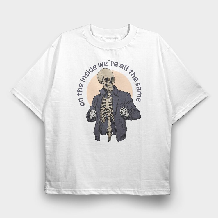 Skelletonj Acket, Tricou Oversize Barbati (Unisex)