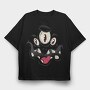 Monster Face 01, Tricou Oversize Barbati (Unisex)