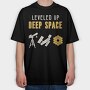 Leveled Up Telescopes, Tricou Oversize Barbati (Unisex)
