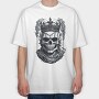 Skull Crown, Tricou Oversize Barbati (Unisex)