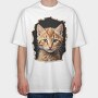Cute Kitty, Tricou Oversize Barbati (Unisex)