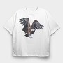 Vulture Painting, Tricou Oversize Barbati (Unisex)