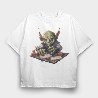 Goblin Playing, Tricou Oversize Barbati (Unisex)