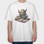 Goblin Playing, Tricou Oversize Barbati (Unisex)