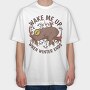 Wake Me Up When Winter Ends, Tricou Oversize Barbati (Unisex)