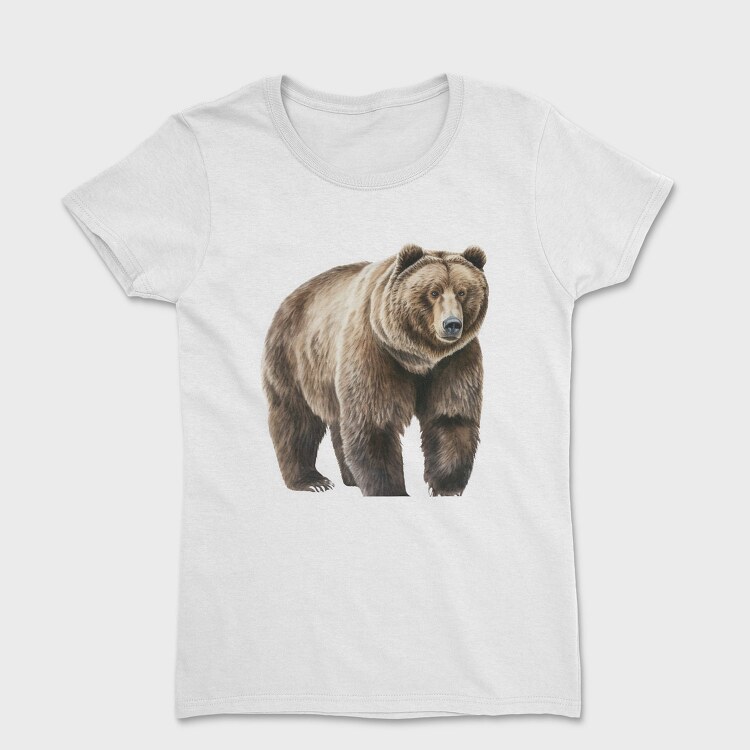 Bear Standing Pose, Tricou Femei