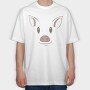 Pig Face, Tricou Oversize Barbati (Unisex)