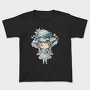 Blue Whimsical Girl, Tricou Copii