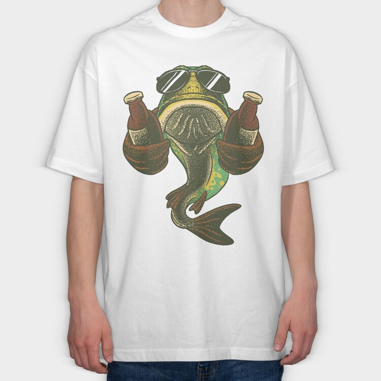 Pike Beer Sunglasses, Tricou Oversize Barbati (Unisex)