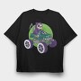 Skull Monstertruck, Tricou Oversize Barbati (Unisex)