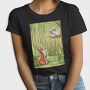 Cute Fox And Owl, Tricou Femei