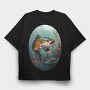 Pikewater Fish, Tricou Oversize Barbati (Unisex)