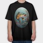 Pikewater Fish, Tricou Oversize Barbati (Unisex)