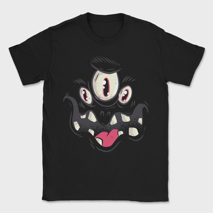 Monster Face 01, Tricou Barbati (Unisex)